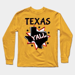 Texas State Y'all Long Sleeve T-Shirt